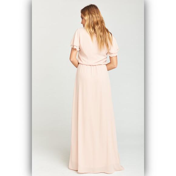 NWT SMYM Show Me Your Mumu Wedding Bridesmaid Michelle Maxi Dress Flutter Sleeve - Picture 2 of 7